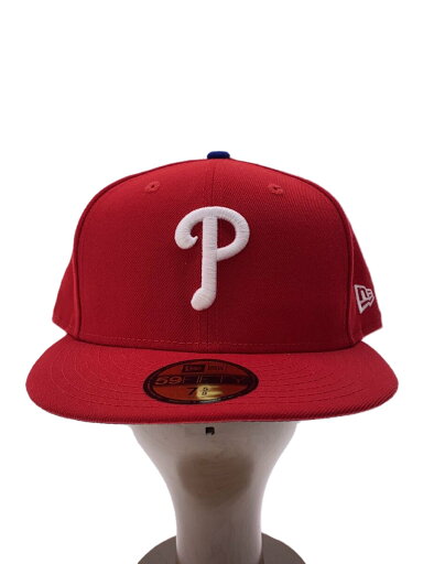【中古】NEW ERA◆ベースボールキャップ/フィラデルフィア・フィリーズ/7 5/8/ポリエステル/RED/メンズ【服飾雑貨他】 【中古】NEW ERA◆ベースボールキャップ/フィラデルフィア・フィリーズ/7 5/8/ポリエステル/RED/メンズ【服飾雑貨他】