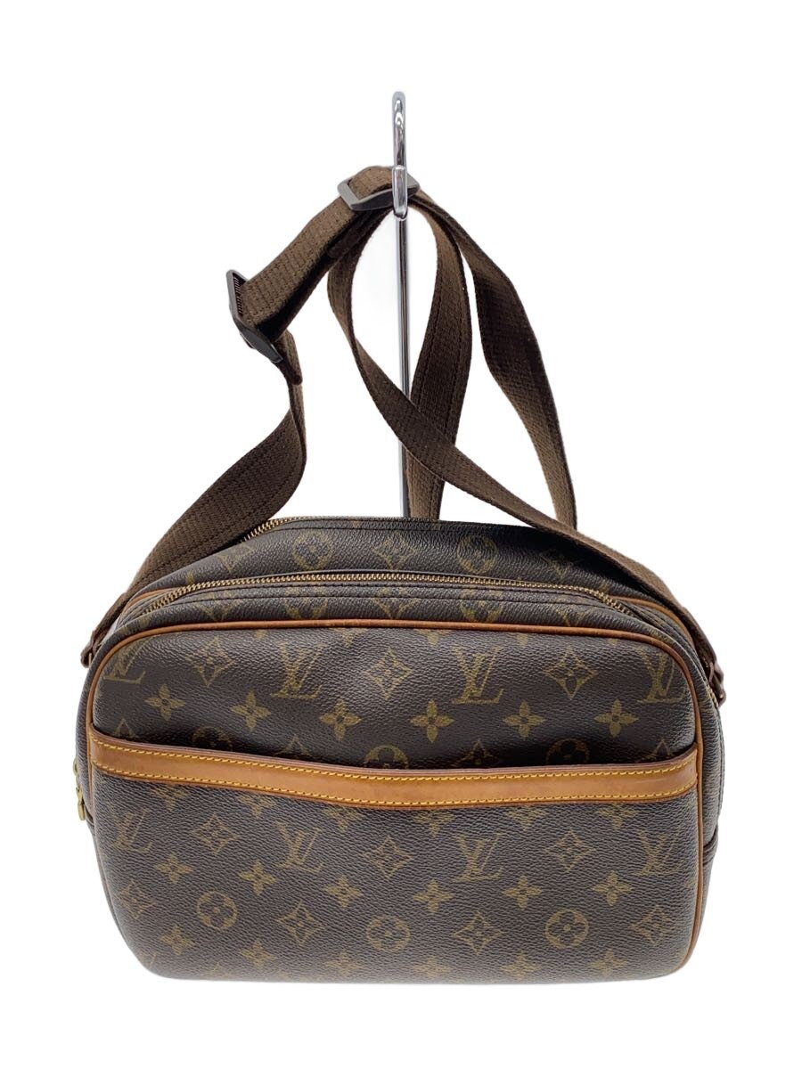 Rakuten - 【中古】LOUIS VUITTON◆リポーターPM_モノグラム・キャンバス/PVC/BRW/モノグラム【バッグ】