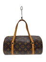 【中古】LOUIS VUITTON◆2)パピヨン26_モノグラム・キャンバス_BRW/PVC/BRW【バッグ】