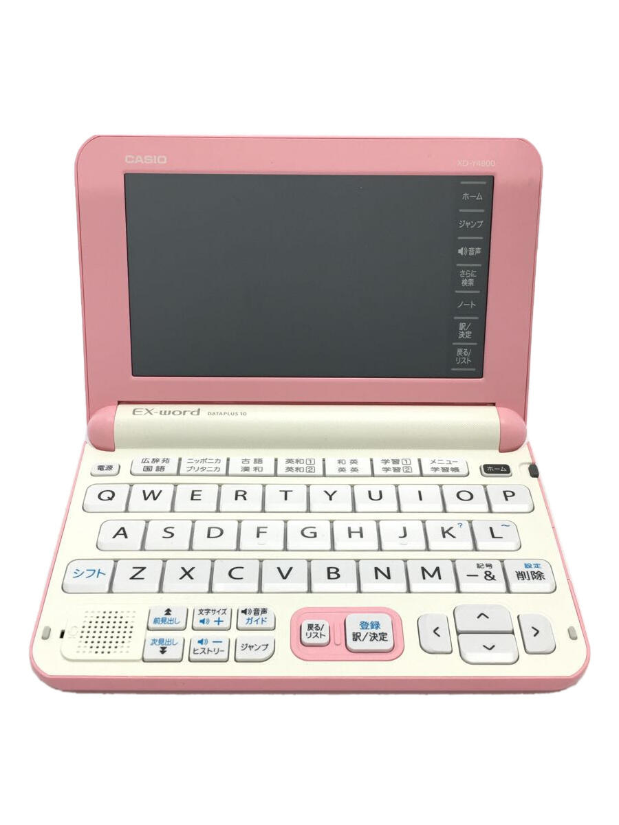 【中古】CASIO◆電子辞書 エクスワード XD-Y4800PK [ライトピンク]【家電・ビジュアル・オーディオ】