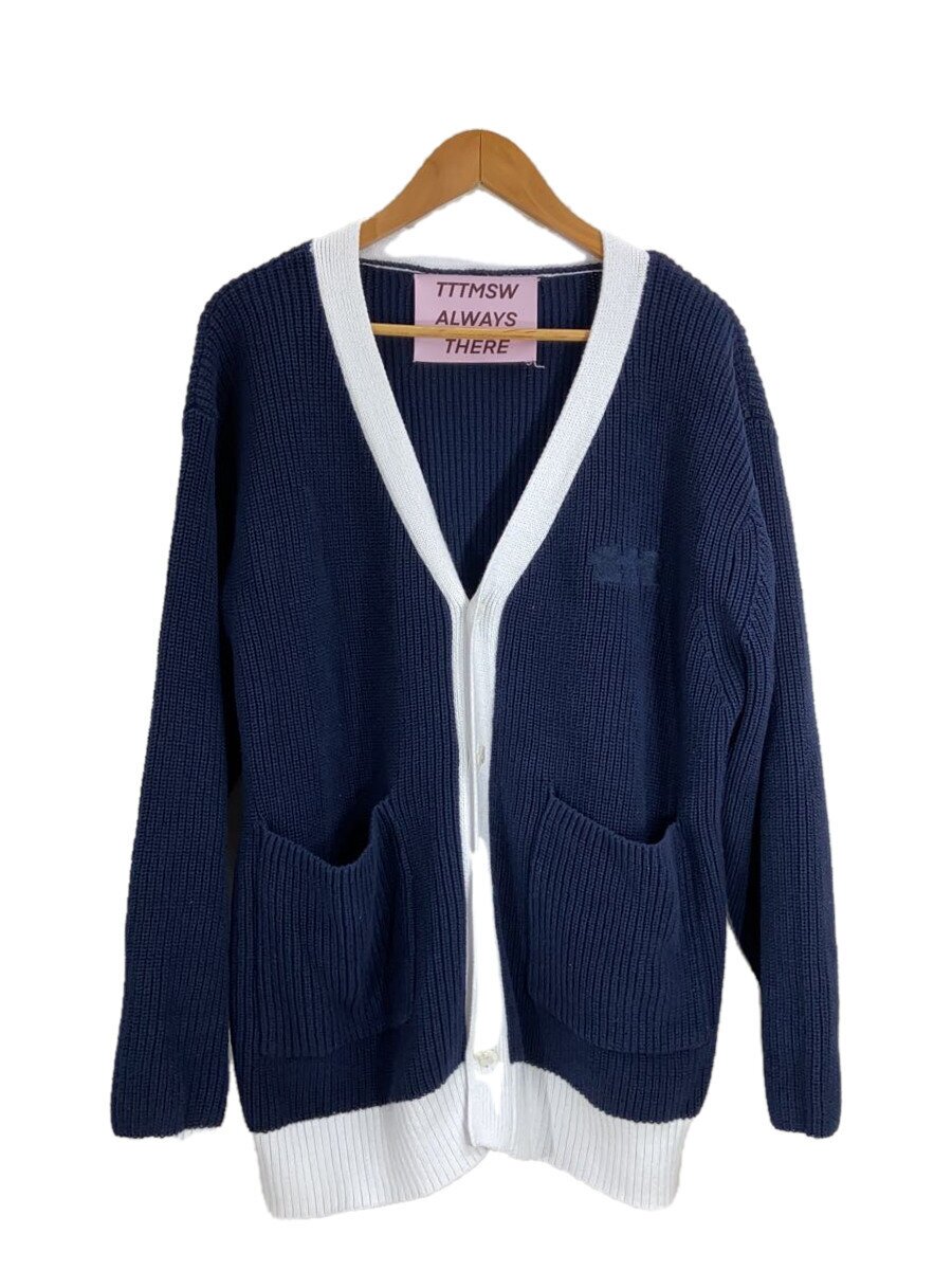 【中古】TTT_MSW◆23AW/New standard cardigan/L/コットン/YLW/TTT-2023AW-KT01//【メンズウェア】