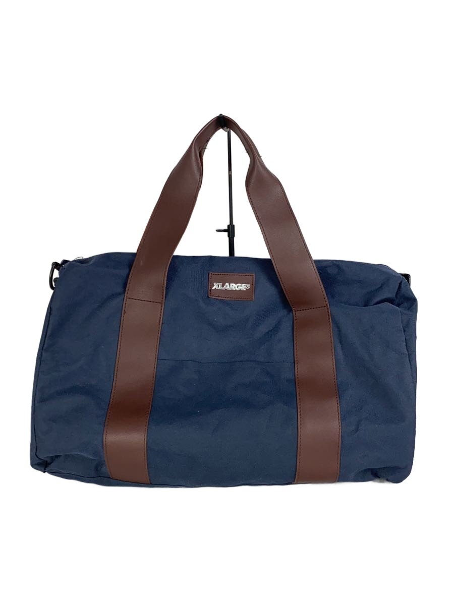 【中古】X-LARGE◆ボストンバッグ/20L/ネイビー/無地//【バッグ】