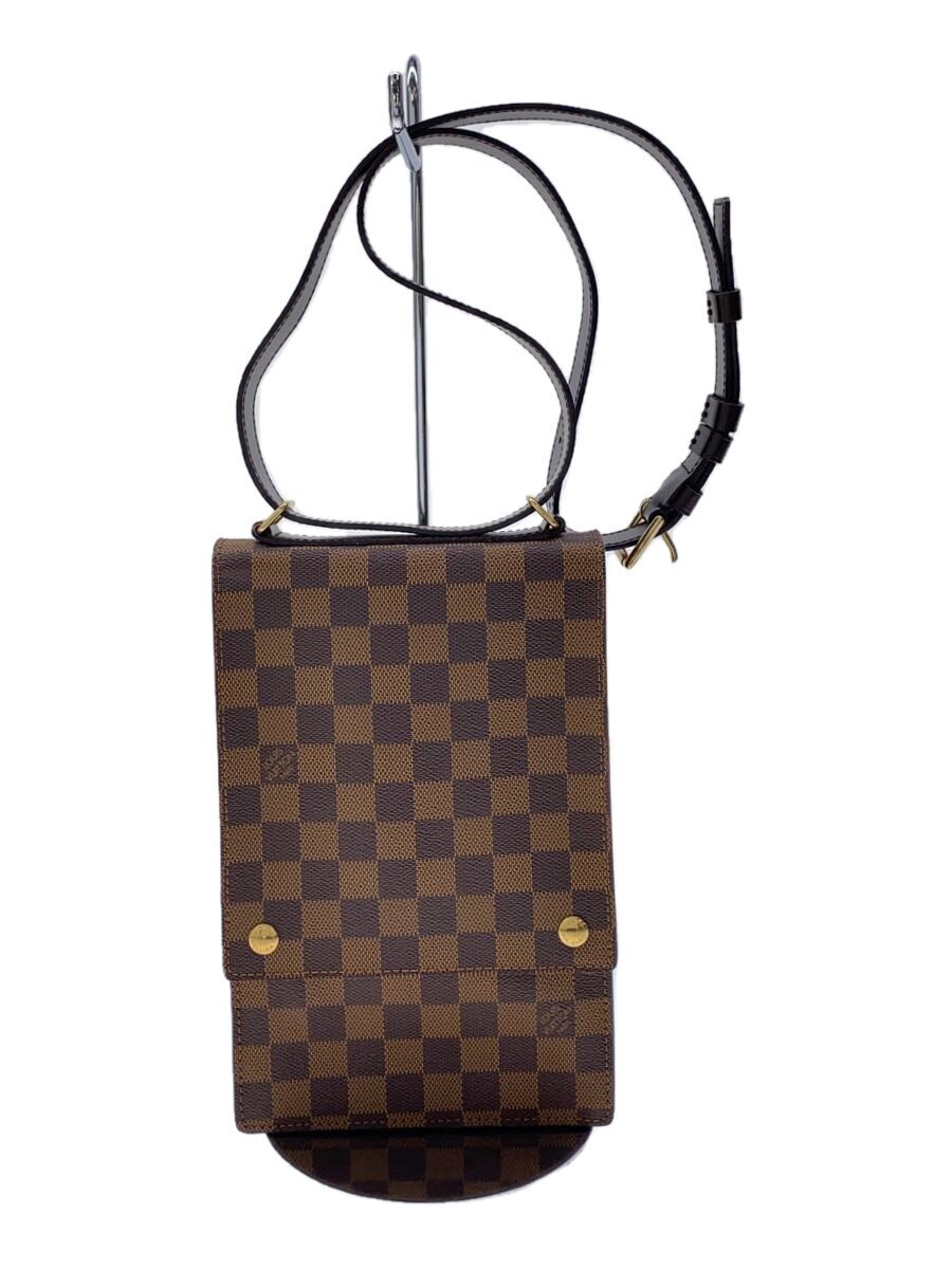 LOUIS VUITTON - 【中古】LOUIS VUITTON◆ポートベロー_ダミエ・エベヌ_BRW/PVC/BRW【バッグ】
