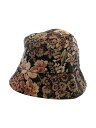 【中古】AMOMENTO◆FLOWER JACQUARD BUCKET HAT/バケットハット/FREE/ポリエステル/マルチカラー【服飾雑貨他】