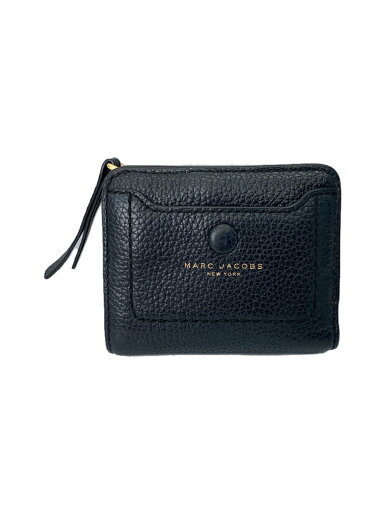 【中古】MARC JACOBS◆2つ折り財布/レザー/BLK/無地/レディース/M0014215 001//【服飾雑貨他】 【中古】MARC JACOBS◆2つ折り財布/レザー/BLK/無地/レディース/M0014215 001//【服飾雑貨他】
