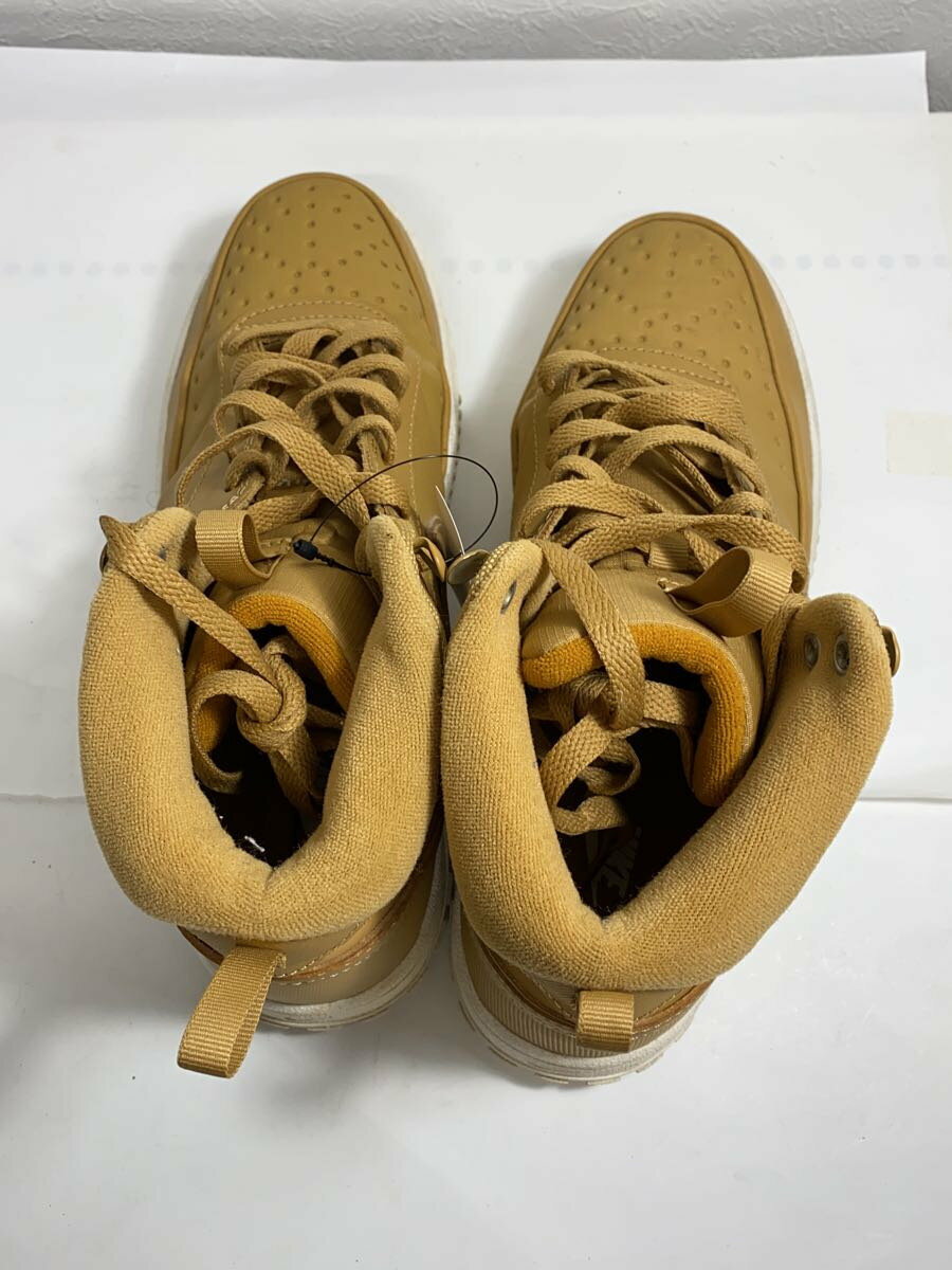 【中古】NIKE◆COURT VISION MID WNTR_コート ビジョン MID WNTR/25.5cm/CML【シューズ】