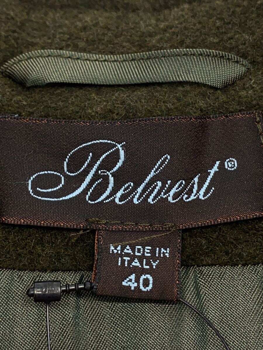 【中古】Belvest◆コート/36/ウール/GRN/PTE4A【メンズウェア】