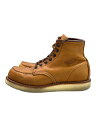 【中古】RED WING◆レースアップブーツ・クラシックモックトゥ/24cm/BRW/レザー【シューズ】(4)