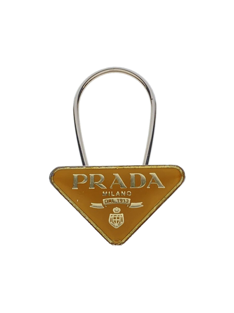 【中古】PRADA◆キーホルダー/トライアングル/レディース/M285/メタルチャーム/【服飾雑貨他】