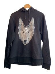 【中古】MARCELO BURLON COUNTY OF MILAN◆パーカー/XS/コットン/ブラック【メンズウェア】