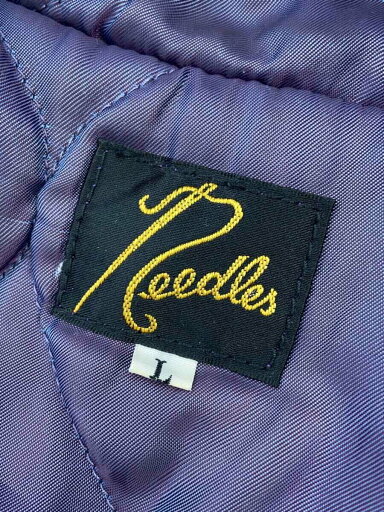 【中古】Needles◆Zipped Work Hoody/ワークジャケット/L/コットン/PUP/無地/PU193【メンズウェア】