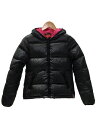 【中古】TOMMY GIRL◆ダウンジャケット/S/ナイロン/BLK/22-4616203-240【レディースウェア】