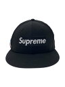 【中古】Supreme◆×NEWERA/20FW/World Famous Box Logo/7 1/8/ブラック/メンズ//【服飾雑貨他】