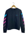 【中古】OFF-WHITE◆スウェット/XS/コットン/BLK/OMBA025F18192005【メンズウェア】(4)
