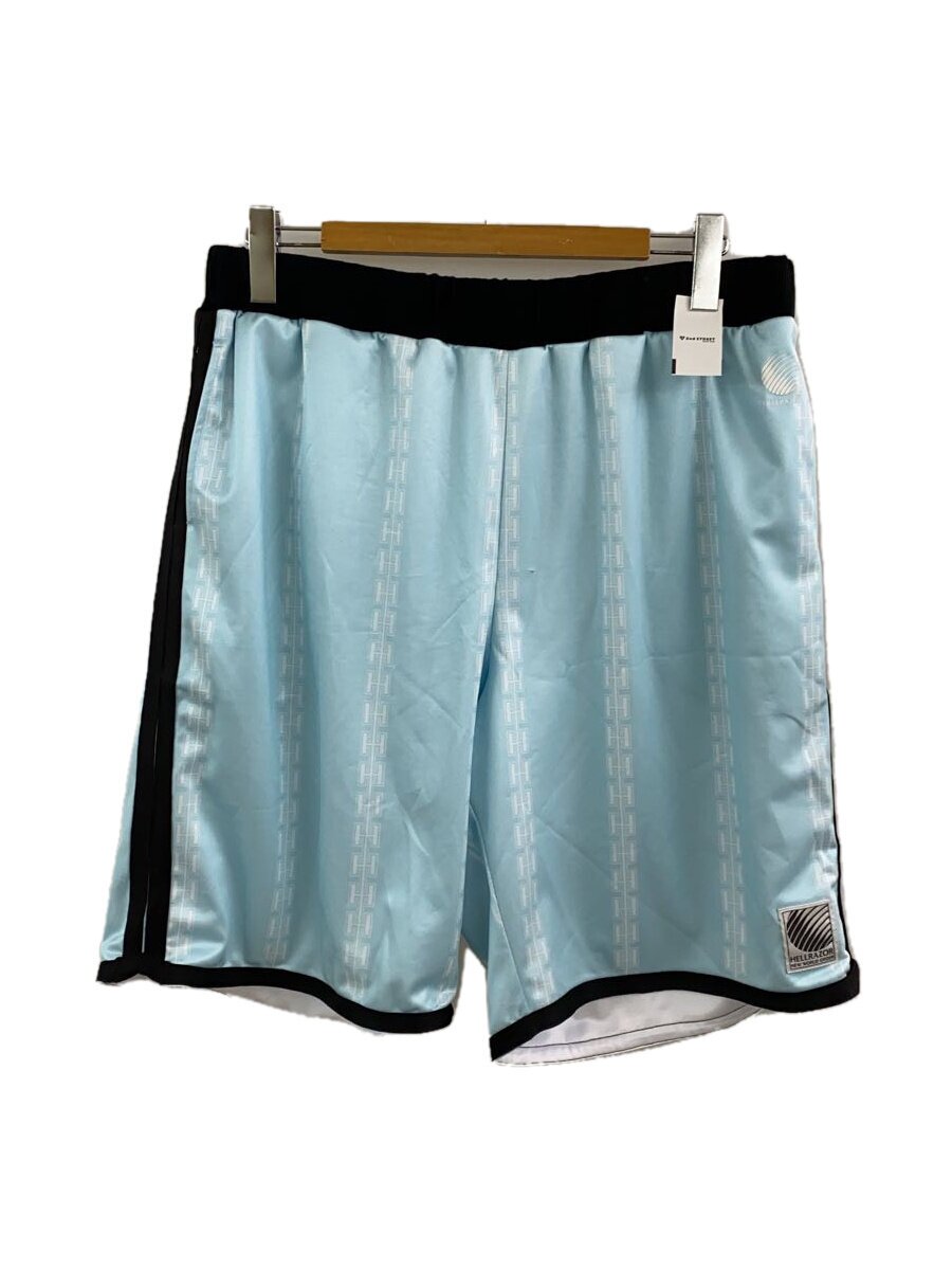 HELLRAZOR◆CHAIN STRIPED BASKETBALL SHORTS/ショートパンツ/L/BLU/ストライプ