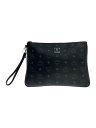 【中古】MCM◆セカンドバッグ/レザー/BLK/総柄/ヴィセトス柄/STARK MXZ8SVI17【バッグ】