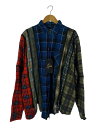 【中古】Rebuild by Needles◆長袖シャツ/--/コットン/マルチカラー/チェック/LQ300//【メンズウェア】
