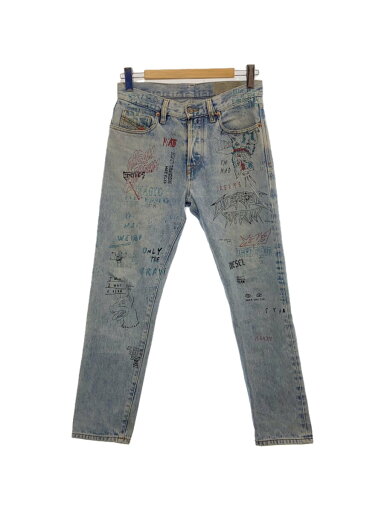【中古】DIESEL◆ペイントデニムパンツ/28/インディゴ【メンズウェア】 【中古】DIESEL◆ペイントデニムパンツ/28/インディゴ【メンズウェア】