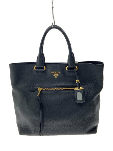 【中古】PRADA◆ショルダーバッグ/レザー/BLK//【バッグ】 【中古】PRADA◆ショルダーバッグ/レザー/BLK//【バッグ】