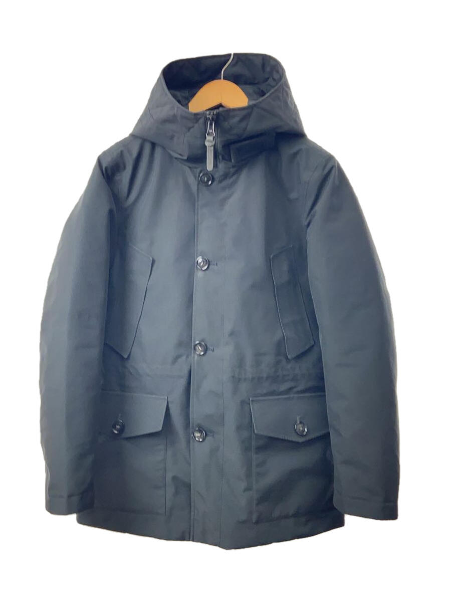 【中古】Woolrich◆ダウンジャケット/S/ポリエステル/BLK/1602320/ブラック/黒/ウールリッチパーカー【メンズウェア】