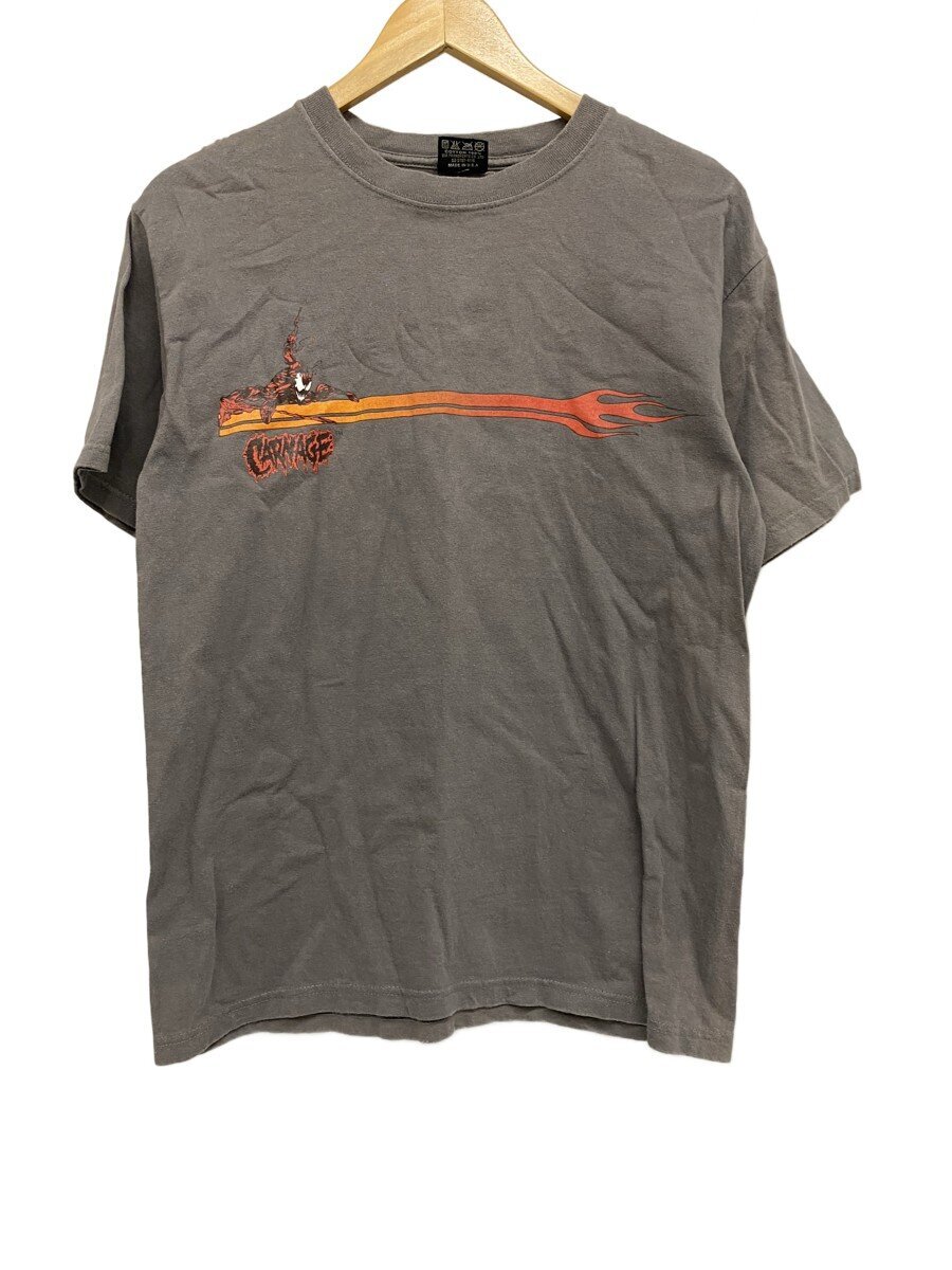 【中古】MARVEL◆Tシャツ/--/コットン/GRY【メンズウェア】
