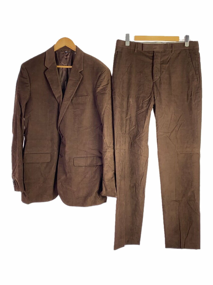 【中古】Helmut Lang◆90s/本人期/黒タグ/セットアップ/上52/下50/コーデュロイ/BRW/無地//【メンズウェア】