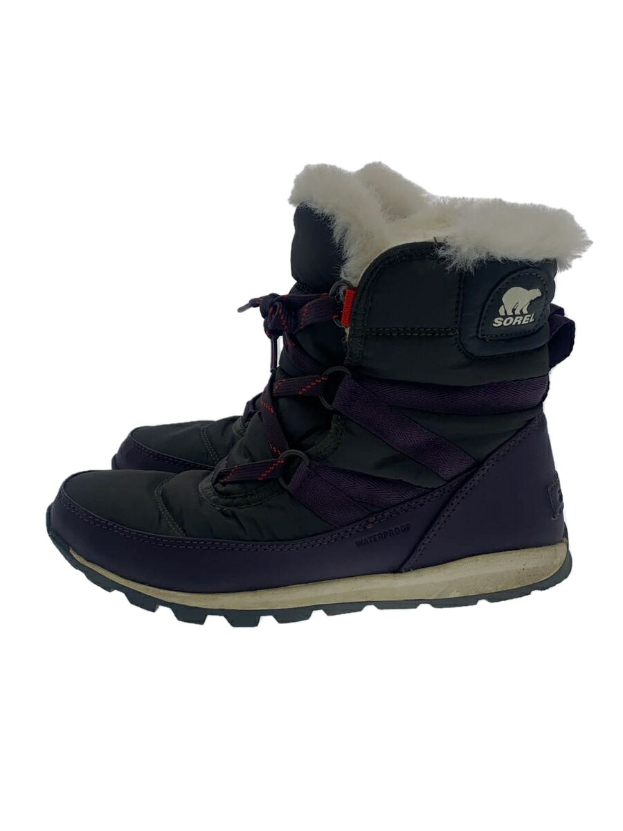 【中古】SOREL◆SOREL/ソレル/レースアップブーツ/23cm/グレー/NL2776-506【シューズ】