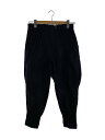 【中古】ISSEY MIYAKE◆ボトム/2/コットン/BLK/無地/AT13FF210【メンズウェア】