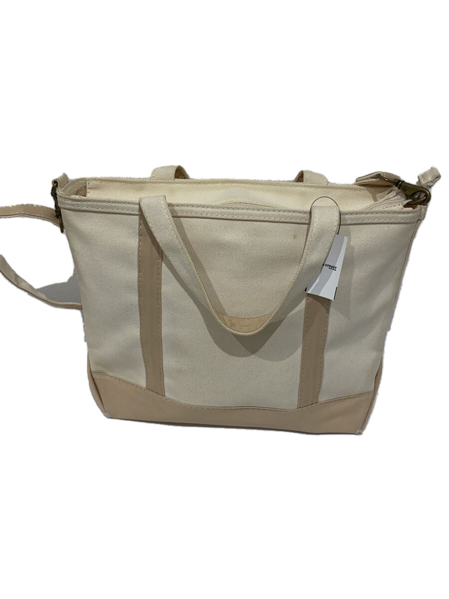 【中古】L.L.Bean◆Shoulder Strap Tote Medium/2way/トートバッグ/--/BEG/282343【バッグ】