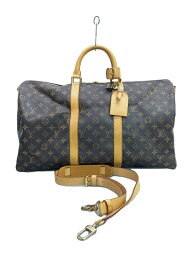 【中古】LOUIS VUITTON◆キーポルバンドリエール50_モノグラムキャンバス【バッグ】