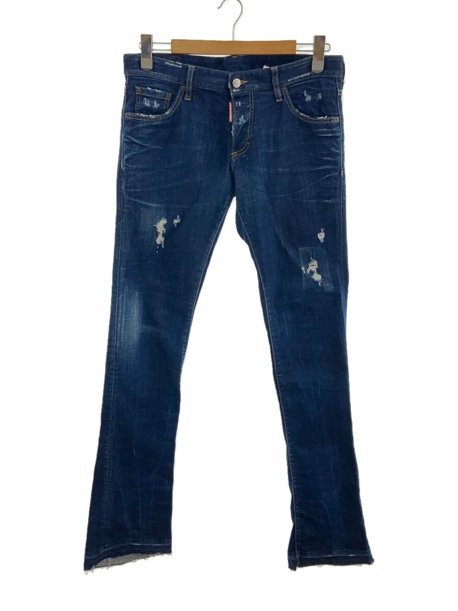 【中古】DSQUARED2◆ダメージデニムパンツ/ボトム/48/IDG/S71LB0831/クラッシュ【メンズウェア】
