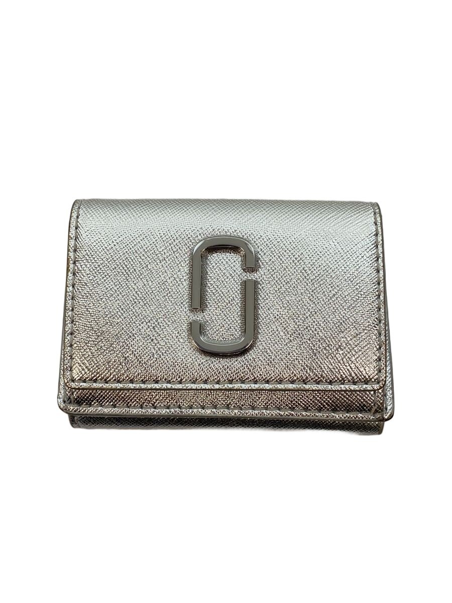 【中古】MARC JACOBS◆3つ折り財布/--/SLV/レディース/M0015328【服飾雑貨他】