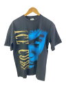 【中古】Tシャツ/M/コットン/BLK/プリント/ICE CUBE/CONTROL【メンズウェア】