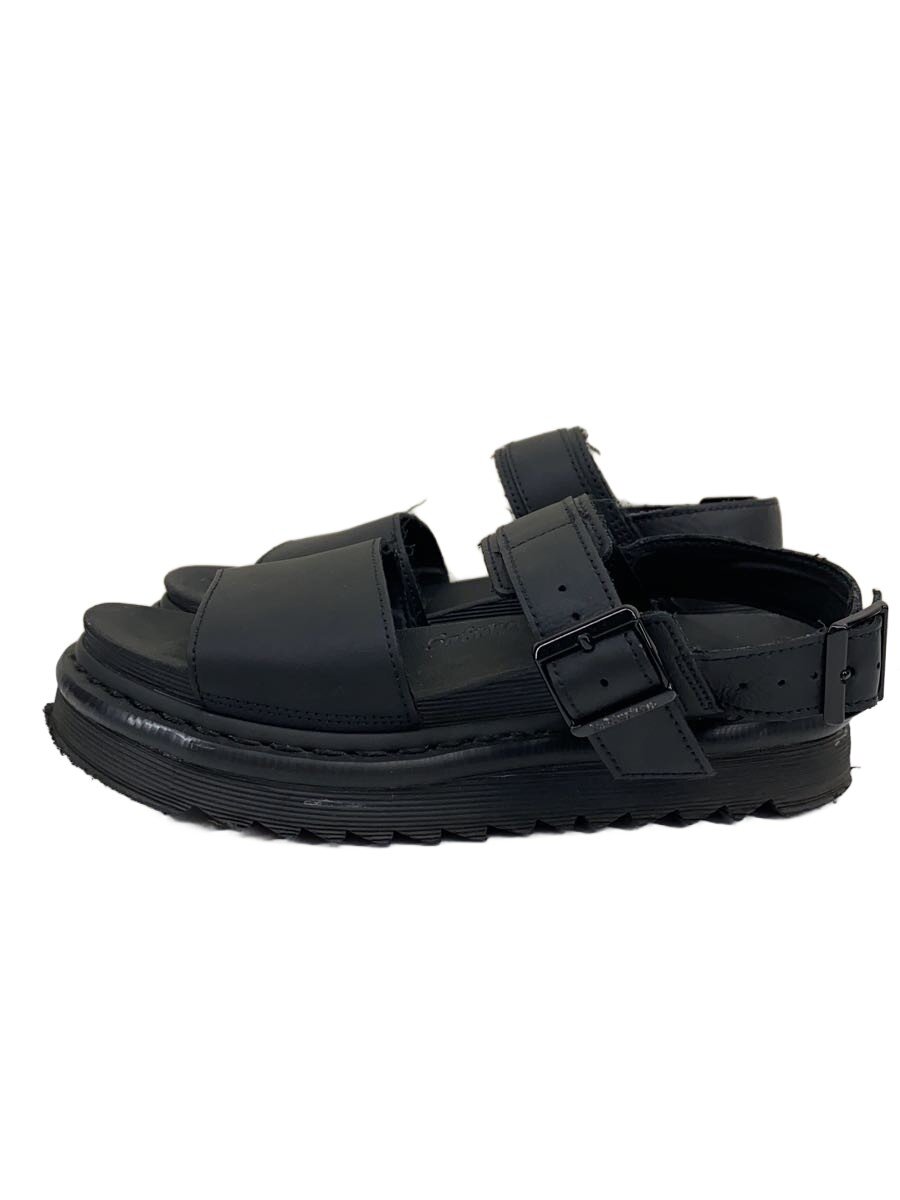 【中古】Dr.Martens◆サンダル/US7/BLK【シューズ】
