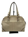 【中古】COACH◆ハンドバッグ/レザー/IVO/5031【バッグ】