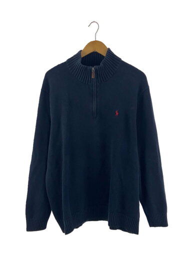 【中古】POLO RALPH LAUREN◆ニット・セーター(厚手)/--/コットン/NVY【メンズウェア】 【中古】POLO RALPH LAUREN◆ニット・セーター(厚手)/--/コットン/NVY【メンズウェア】
