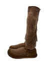 【中古】Indian◆ロングブーツ/24.5cm/BRW【シューズ】(4)