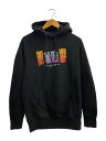 【中古】Acapulco Gold◆リバースウィーブタイプ/パーカー/M/コットン/ブラック【メンズウェア】(4)
