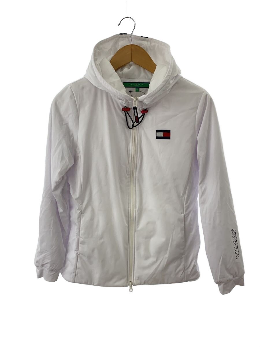 【中古】TOMMY HILFIGER◆ジャケット/M/ポリエステル/WHT/THLA279【レディースウェア】