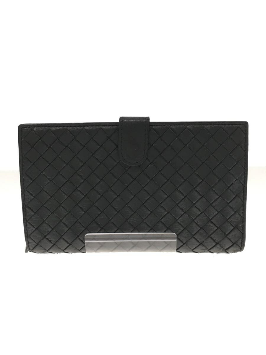 【中古】BOTTEGA VENETA◆財布/レザー/BL