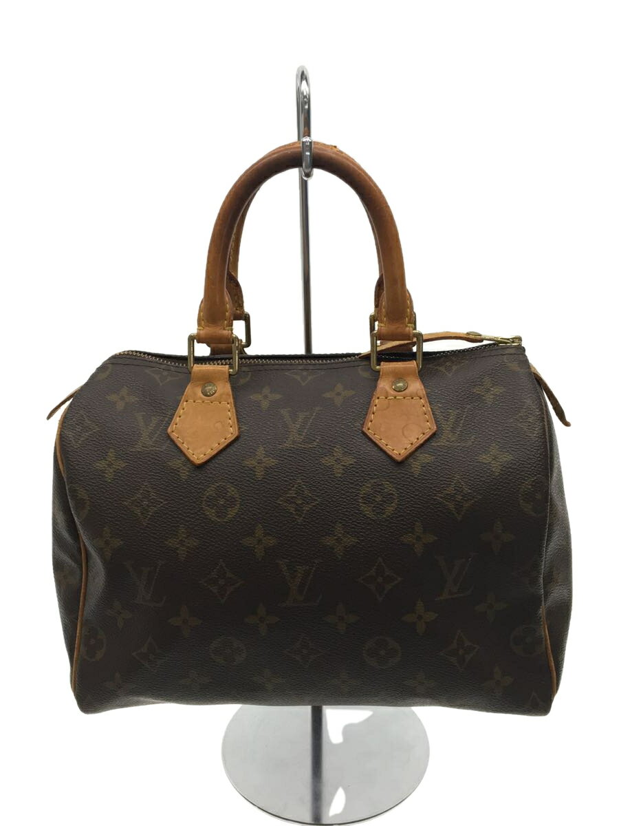 【中古】LOUIS VUITTON◆スピーディ25_モノグラム・キャンバス_BRW/PVC/M41528/SP0939【バッグ】