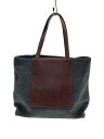 【中古】GENTEN◆トートバッグ/キャンバス/GRY【バッグ】(4)