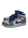 NIKE◆AIR JORDAN 1 MID_エアジョーダン 1 ミッド/30cm/BLU