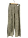 【中古】6(ROKU) BEAUTY & YOUTH UNITED ARROWS◆ボトム/38/コットン/KHK/無地/8614-299-0595【レディースウ...