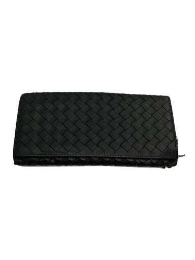 【中古】BOTTEGA VENETA◆長財布/レザー/BLK/無地/メンズ/120697 V4651 1000【服飾雑貨他】 【中古】BOTTEGA VENETA◆長財布/レザー/BLK/無地/メンズ/120697 V4651 1000【服飾雑貨他】