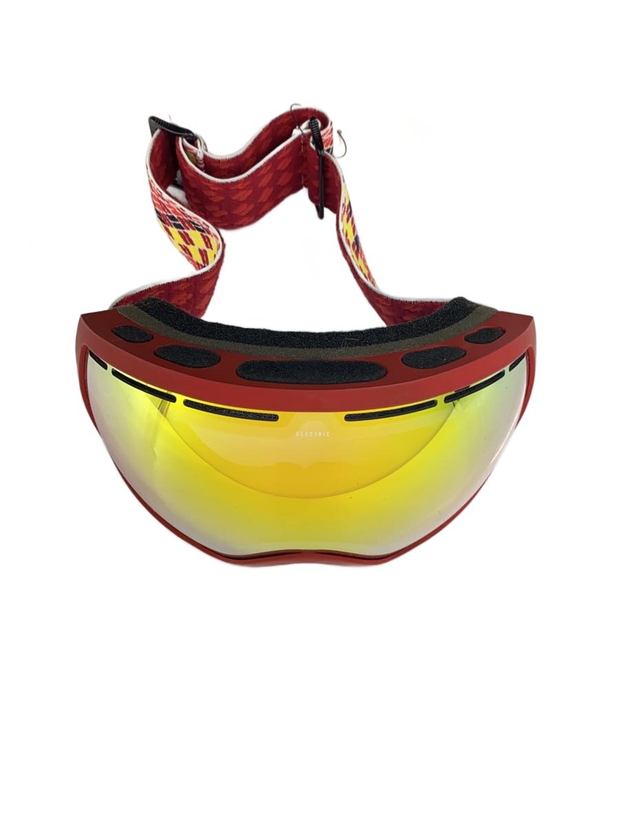 【中古】ELECTRIC◆スノーゴーグル/RED【スポーツ】