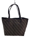 【中古】russet◆トートバッグ/ナイロン/BRW/総柄【バッグ】