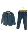 【中古】waltz by BEAMS DESIGN◆セットアップ/110cm/ポリエステル/BLK/無地/3201-5488【キッズ】
