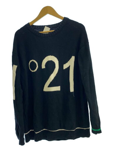 【中古】N21(numero ventuno)◆ニット・セーター(厚手)/50/コットン/BLK/P19EN1M A0157523【メンズウェア】 【中古】N21(numero ventuno)◆ニット・セーター(厚手)/50/コットン/BLK/P19EN1M A0157523【メンズウェア】