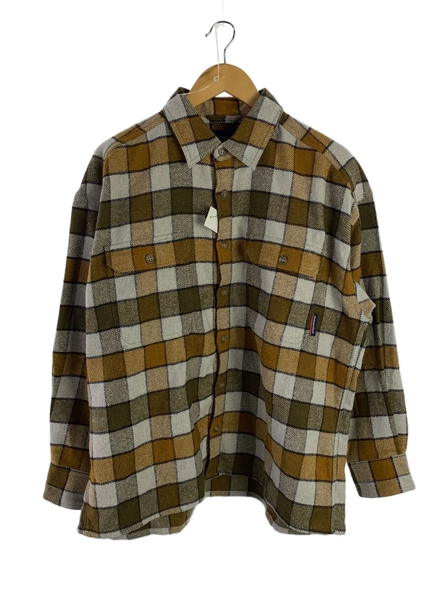 Rakuten - 【中古】DESCENDANT◆20AW/VANING CHECK LS SHIRT/ネルシャツ/2/コットン/BEG/チェック【メンズウェア】